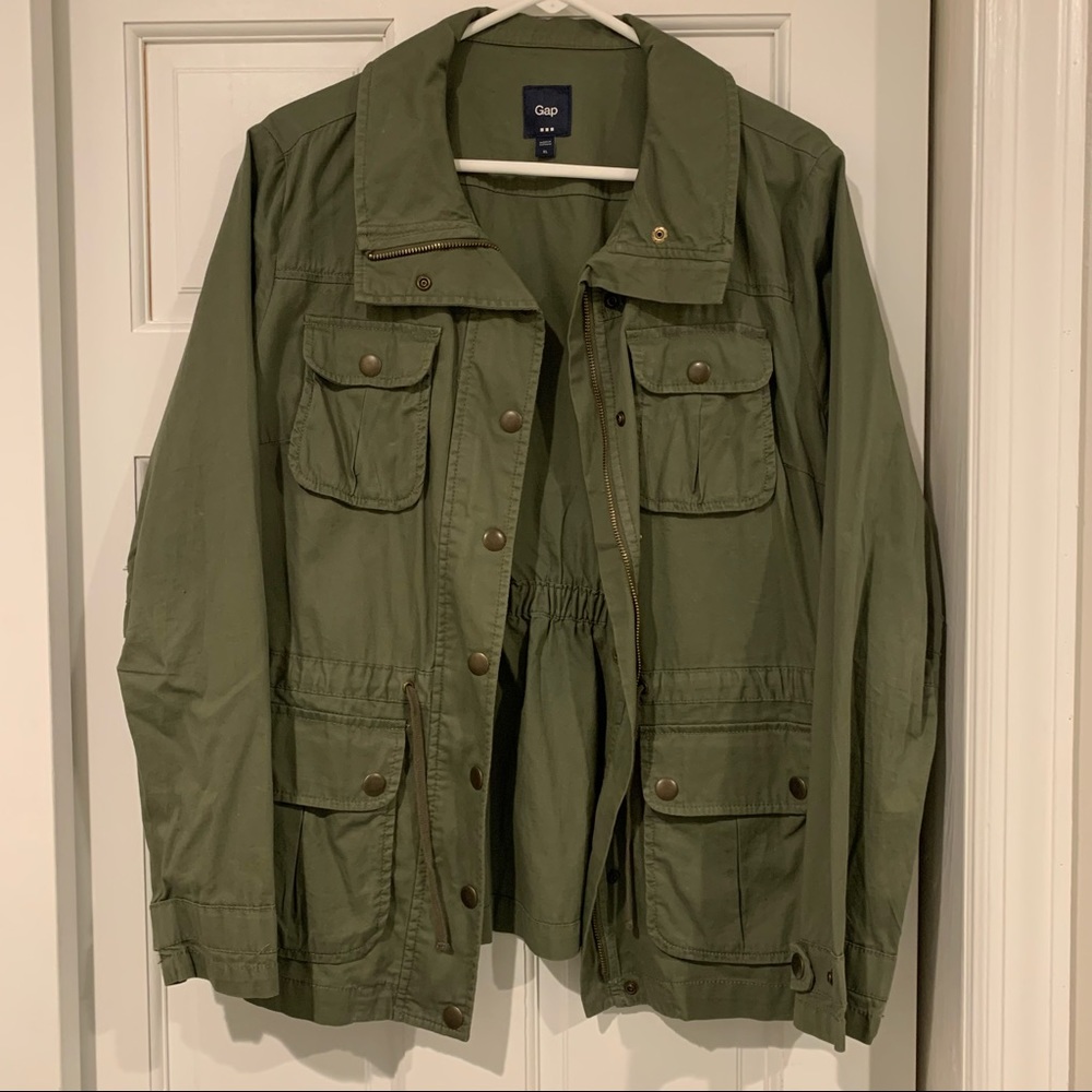 Gap Army Green Utility Jacket XL